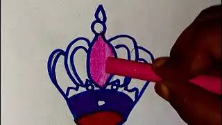 How to Draw and Color Tiara Crowns #shorts #viralvideo #trending #viralshorts  #creativecolorz 