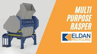 ELDAN Multi Purpose Rasper - versatile shredder for primary and secondary size reduction