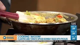 Cooking Akoori with Vikram Vij & Mahony