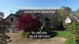 178 The Maine, Williamsburg, VA (waterfront home for sale in First Colony)