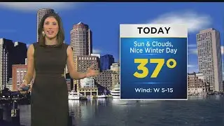 WBZ Mid Morning Forecast For January 19, 2018