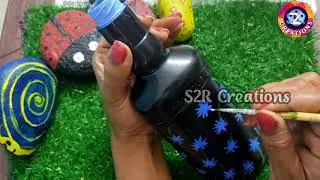 Beginners art / best out of waste / s2r creations /bottle art