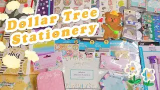dollar tree stationery haul | stickers & more 🌷 #dollartreehaul #stationery