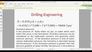 Fundamental of Petroleum Engineering Drilling Fluids calculations