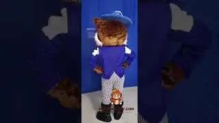 Wild Cat BiggyMonkey Mascot Costume with Fancy Outfit Holiday Carnival Party Cosplay