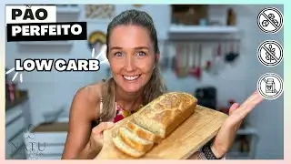 PÃO PARA DIABÉTICOS, PERFEITO SUPER FÁCIL LOW CARB, SEM GLÚTEN