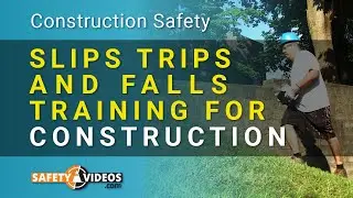 Обучение поскользновению, спотыканию и падению в строительстве от SafetyVideos.com