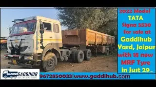 2022 model Tata Signa 5530 for sale at gaddihub Yard jaipur #tata #signa #gaddihub #jaipur #new 