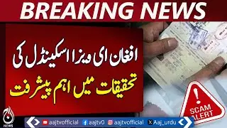 Significant progress in the investigation of the Afghan e-visa scandal - Aaj News