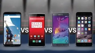 Nexus 6 vs OnePlus One vs Samsung Note 4 vs iPhone 6 Plus [Phablet Comparison]