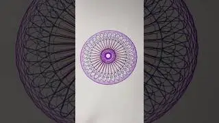 Calming Spirograph ASMR: Relax with Mesmerizing Art Creations! #shorts #spirograph #art #asmr #2024