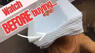 Review of CloudBliss Knee Pillow for Side Sleepers-Cooling Leg Pillow for Side Sleeping, Memory Foam