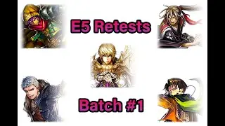 Last Cloudia E5 Retests - Batch 1: Ruuto/Robin/Shin/Levi/Nero