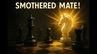 Smothered Mate in Chess ♟ | The Sneaky Knight Checkmate Explained!