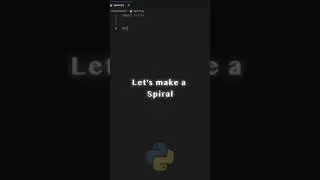 Asmr Progamming || Circle Spiral Python  || #shorts #programming #asmr #asmrprogramming #lofi