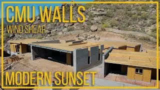 Concrete Masonry Units (CMU Walls) | Why CMU Walls For This Hillside Custom? | AFT Construction