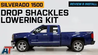 1999-2018 Silverado 1500 Rear Drop Shackles Lowering Kit Review & Install