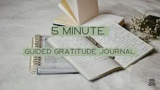 5-Minute Guided Gratitude Journal: Reflect and Recharge