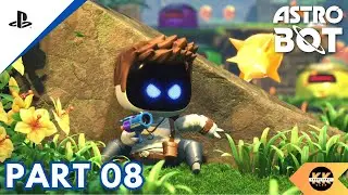 ASTRO BOT PS5 Gameplay Walkthrough Part 8 - Dude Raiding, Hieroglitch Pyramid, and Rocket Pull Power
