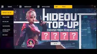 Free fire # new hide out top up event😀