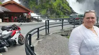 Через крутые горы, бурные реки. Остановка в Odda. Places to visit in norway 🇳🇴