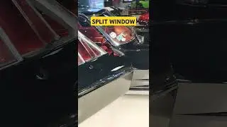 n&atilde;o &eacute; s&oacute; Fusca que tem split window #top #corvette #fusca #splitwindow #museu  #saoroque #curioso