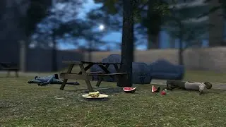 Heavy's Odd Fast Food Experience Spy dates melon scene remake