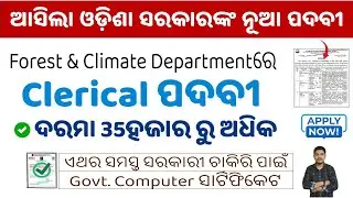 new recruitment 2026 | Govt. job computer certificate| spcb recruitment 2026 |Odisha job |sarani sir