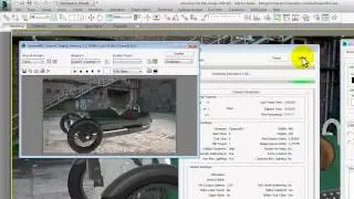 Autodesk 3ds Max Morgan 3 Wheeler rendering tutorial - Environment & Reflections