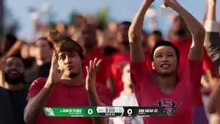 North Texas Mean Green vs San Diego State Aztecs | New Mexico Bowl Simulation
