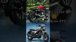 Honda cb350 🆚 Tvs Ronin 225 Exhausted sound🔥🔥 💪challenge #bike #honda #tvs #reels #shorts