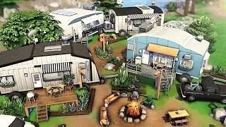Forest Campground 🌲🏕 | The Sims 4 - Speed Build (NO CC)