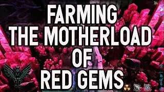Ark aberration red gem and crystal farming : This is where the motherload of red gems are located!