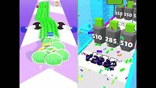 Smash Runner Vs MoneyShoots Run - All Levels SpeedRun Gameplay Android iOS #gaming 