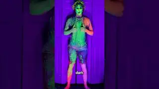 I made myself glow in the dark