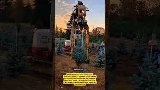 Christmas Tree Harvesting Made Easy: Dutchman's Tree Spade in Action!