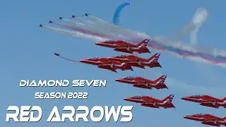 4Kᵁᴴᴰ  Red Arrows Season 2022 With 7 Hawks