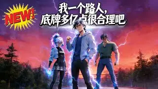 📢【新番上线】《我一个路人，底牌多亿点很合理吧》游戏降临现实怪物肆虐！白奕不能学正常技能，却觉醒喊爹挡刀、脱敌装备的神级系统 #末世 #悬疑 #灵异 #爱看动漫