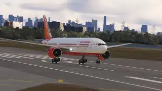 Beautiful View! Air India Boeing 777 Performs a Perfect Landing at Heathrow Airport