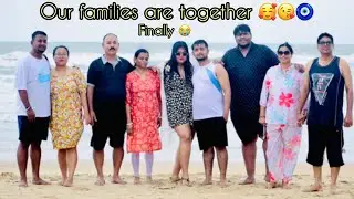 Finally dono family mile 🥹 can&rsquo;t thank god and our parents enough 😘