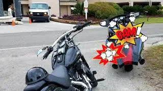 Мой Victory Vision Arlen Ness получил улучшенную выхлопную систему. Посмотрите сами.