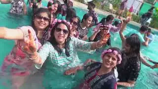 Shivangi & Harish Pool Party || Wedding video ||