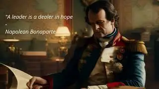 Napoleon Quote -  A leader is a dealer...