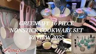 GreenLife 16 Piece Nonstick Cookware Set Review 2025