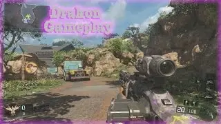 Call of Duty Black Ops 3 - Drakon sniper rifle gameplay on Hunted