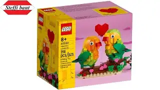 LEGO 40522 Valentine Lovebirds unboxing & build