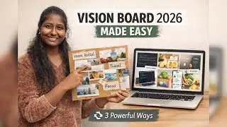 How to Create a Vision Board 2026 | New Year | Pavithraa Sivakumar | Tamil #visionboard #2026