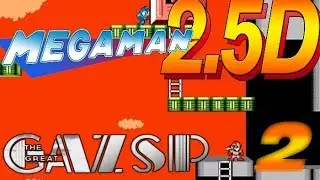 MegaMan 2.5D Co-Op! PT.2 - Il Serpentone! || The Great GazSP