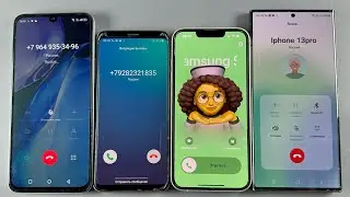 Incoming Call Infinix X676C + Samsung Galaxy S9 + IPhone 13 + Samsung Galaxy S24 Ultra