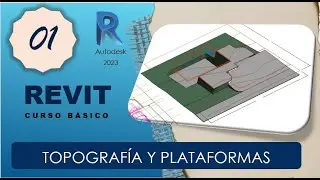 Topografía y plataformas en Revit 2023